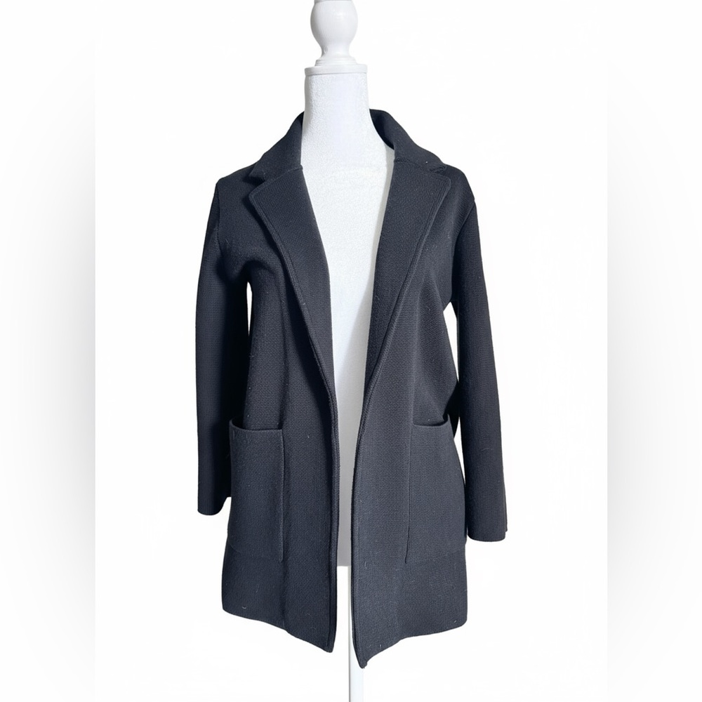 J. Crew Classic Black Knit Cardigan